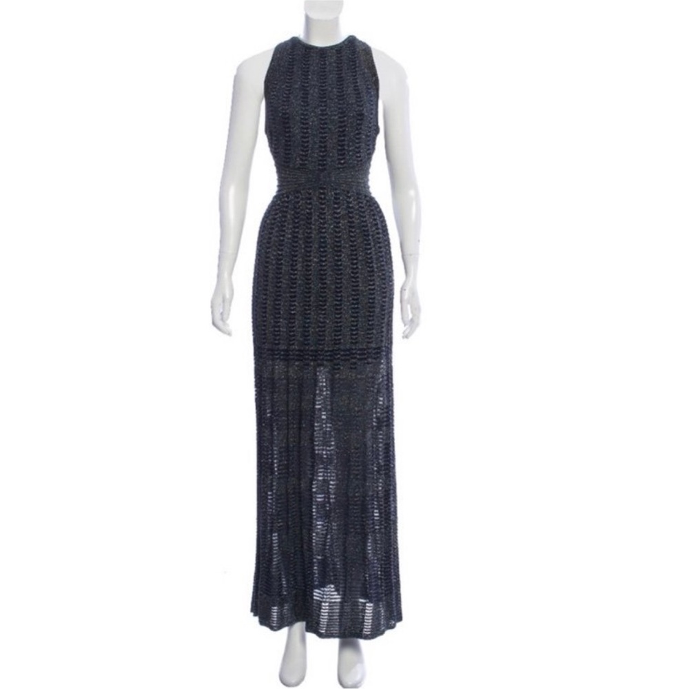 Missoni Black Crochet Maxi Dress